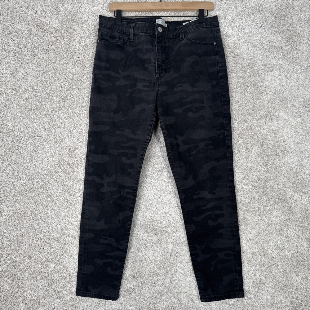 Sanctuary Black Camouflage Ankle Jeans